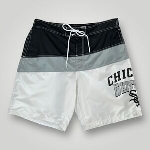 Chicago White Sox Board Shorts Mens 2XL MLB Swim‎ Trunks Drawstring Lined